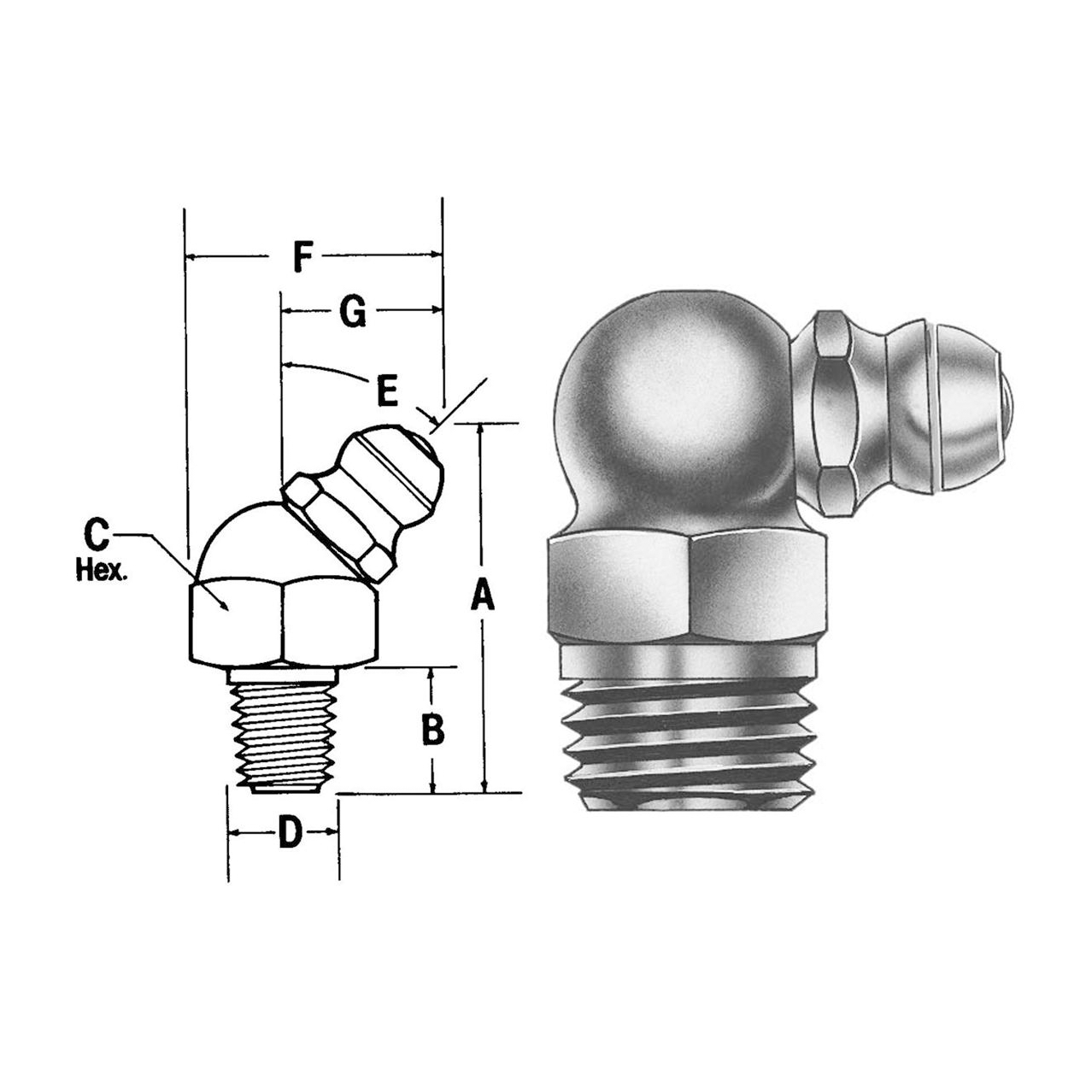 Grease Fitting Lincoln Industrial 5183