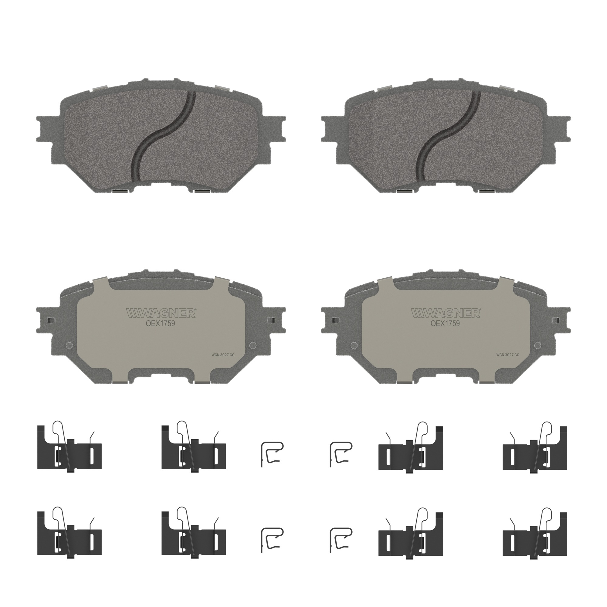 Disc Brake Pad Set Wagner Brake OEX1759