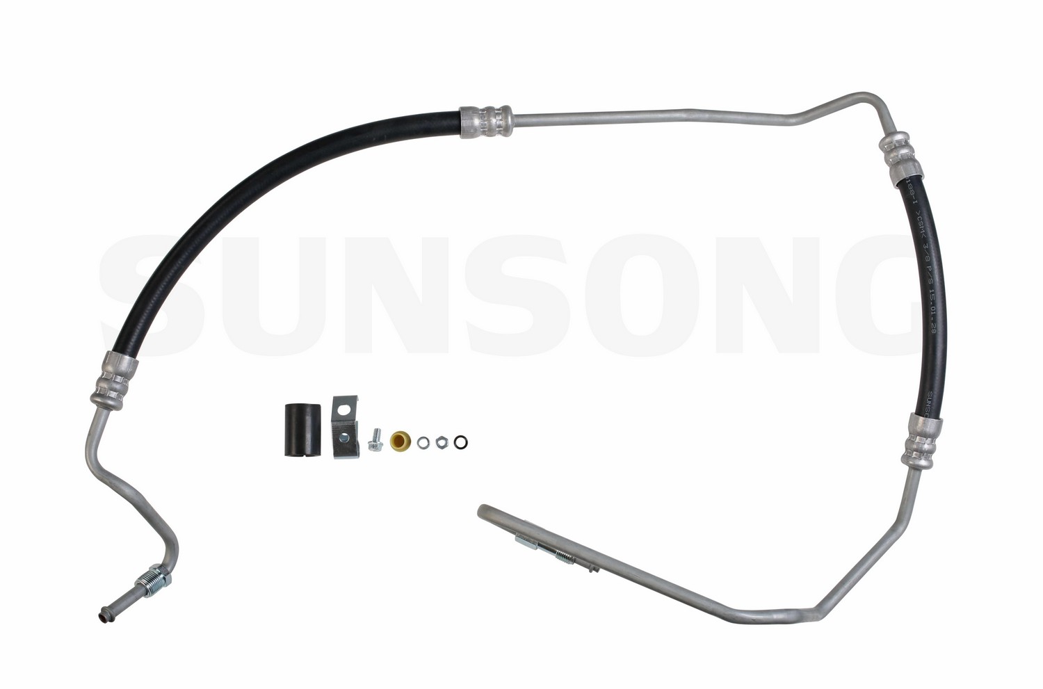 Power Steering Pressure Line Hose Assembly Sunsong 3401686