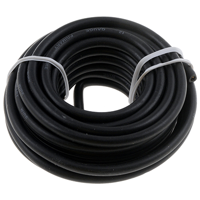 Dorman Black 12 Gauge Primary Wire, 12 Ft.