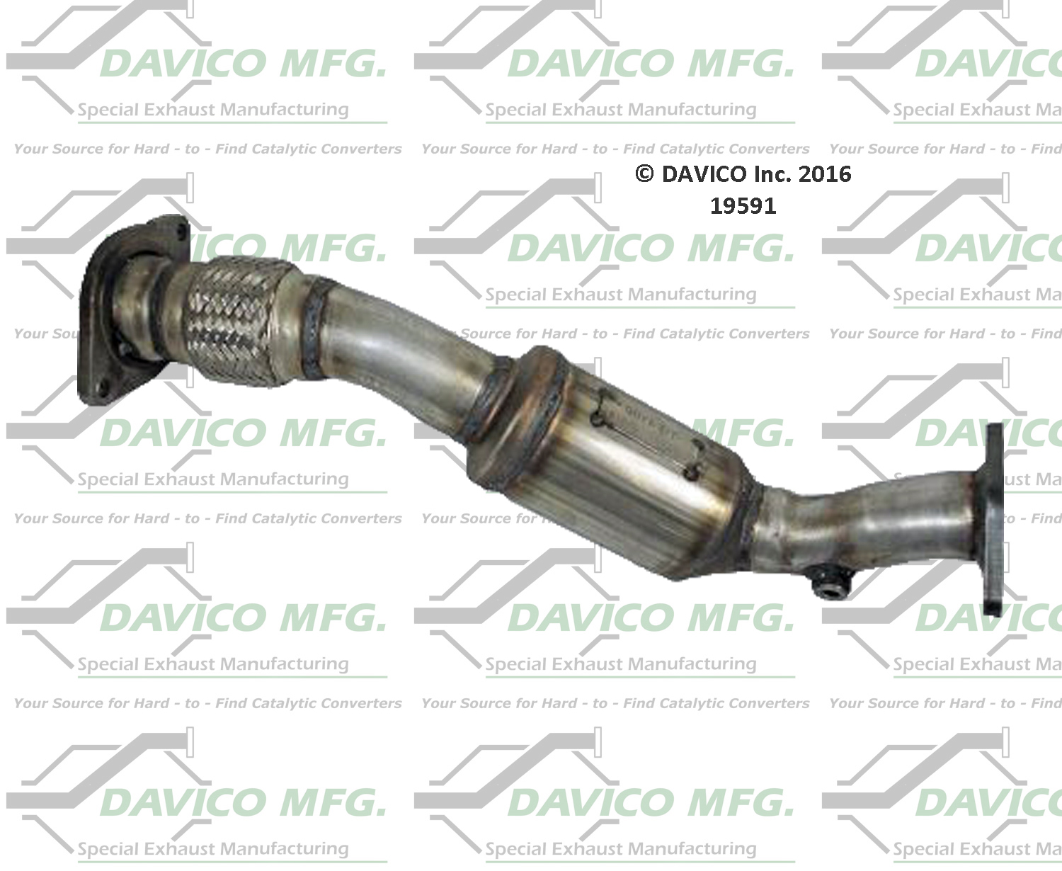 Catalytic Converter Davico Mfg 19591