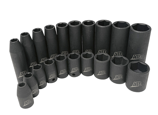 Sunex 1 In. Drive SAE Deep Impact Socket Set 8 Pc. 5681