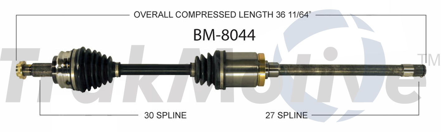 CV Axle Shaft TrakMotive BM-8044