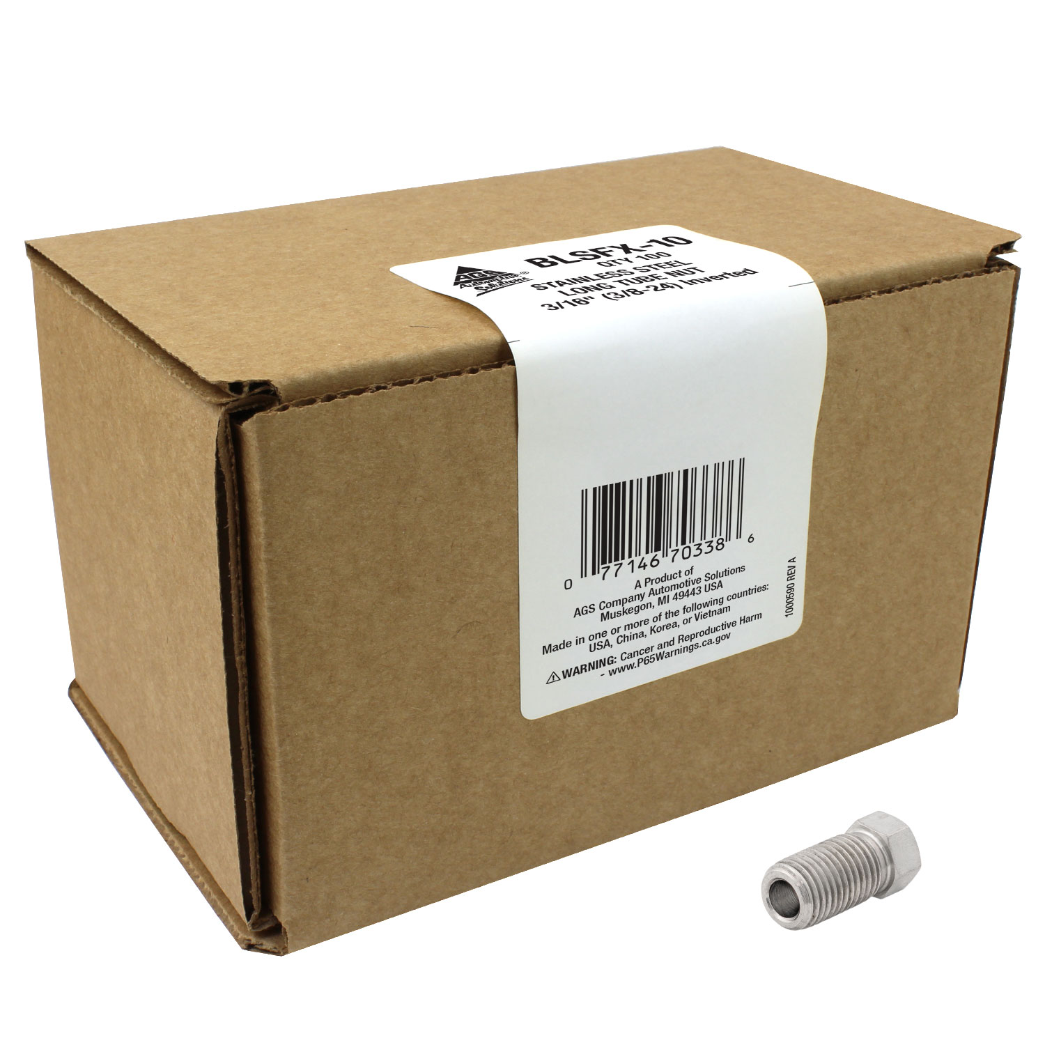 Tube Fitting AGS BLSFX-10