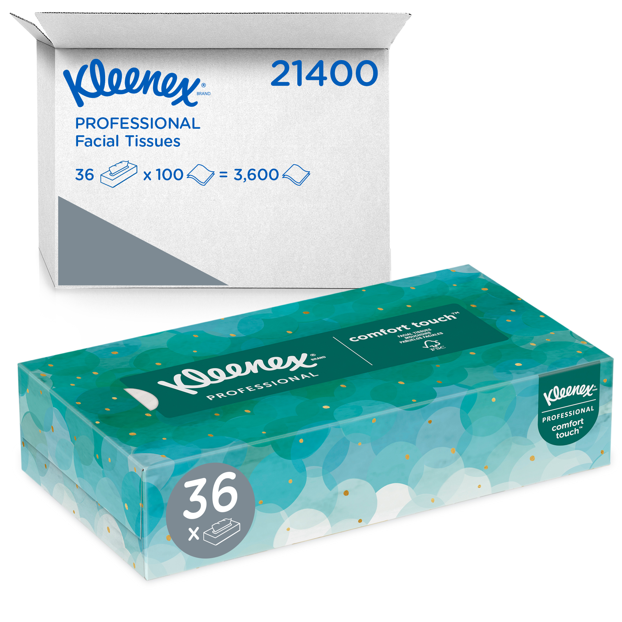 Facial Tissue Kleenex 21400