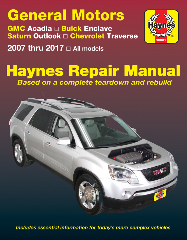Technical Specification Book Haynes 38001