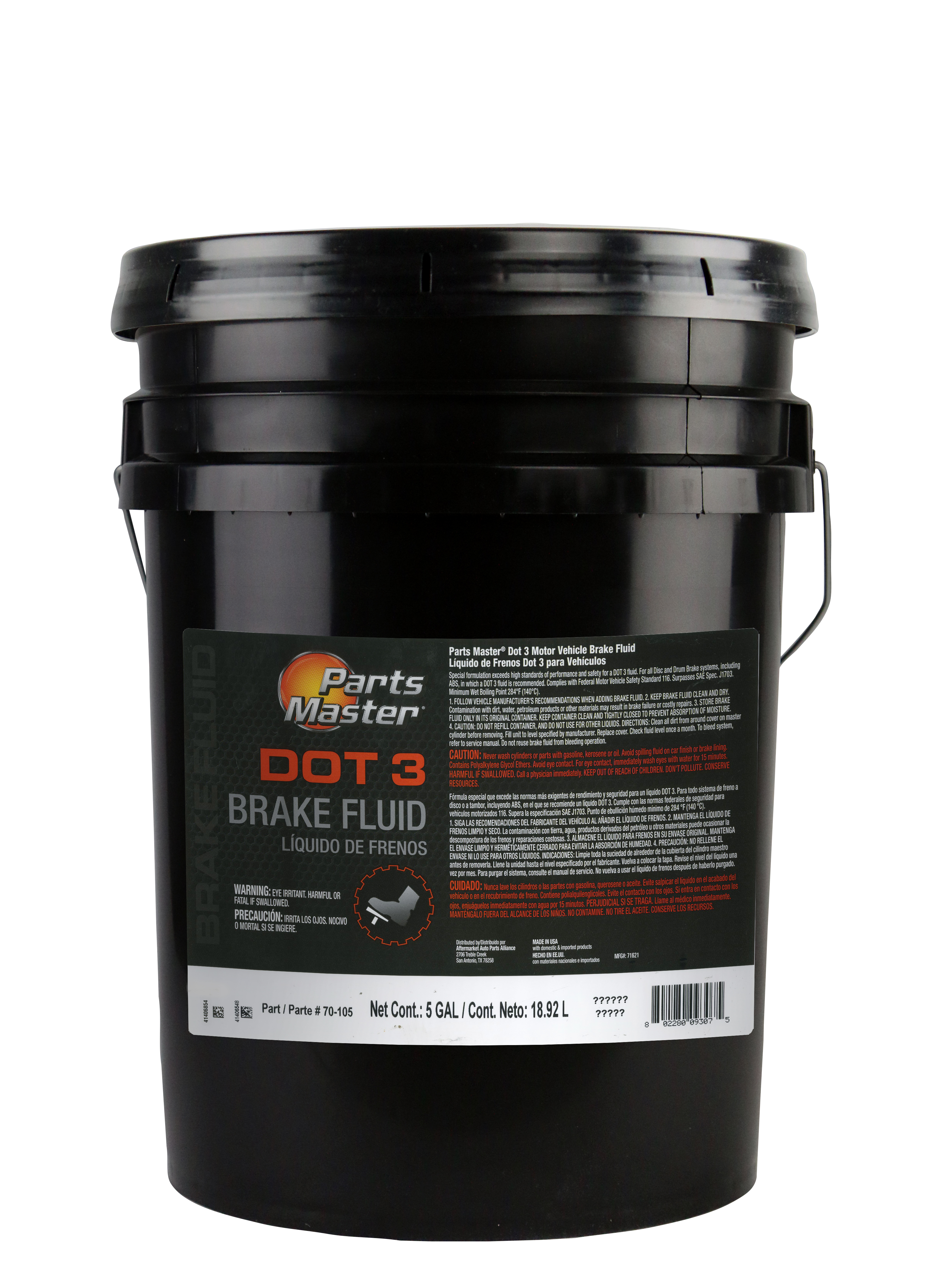 Brake Fluid Parts Master 70-105