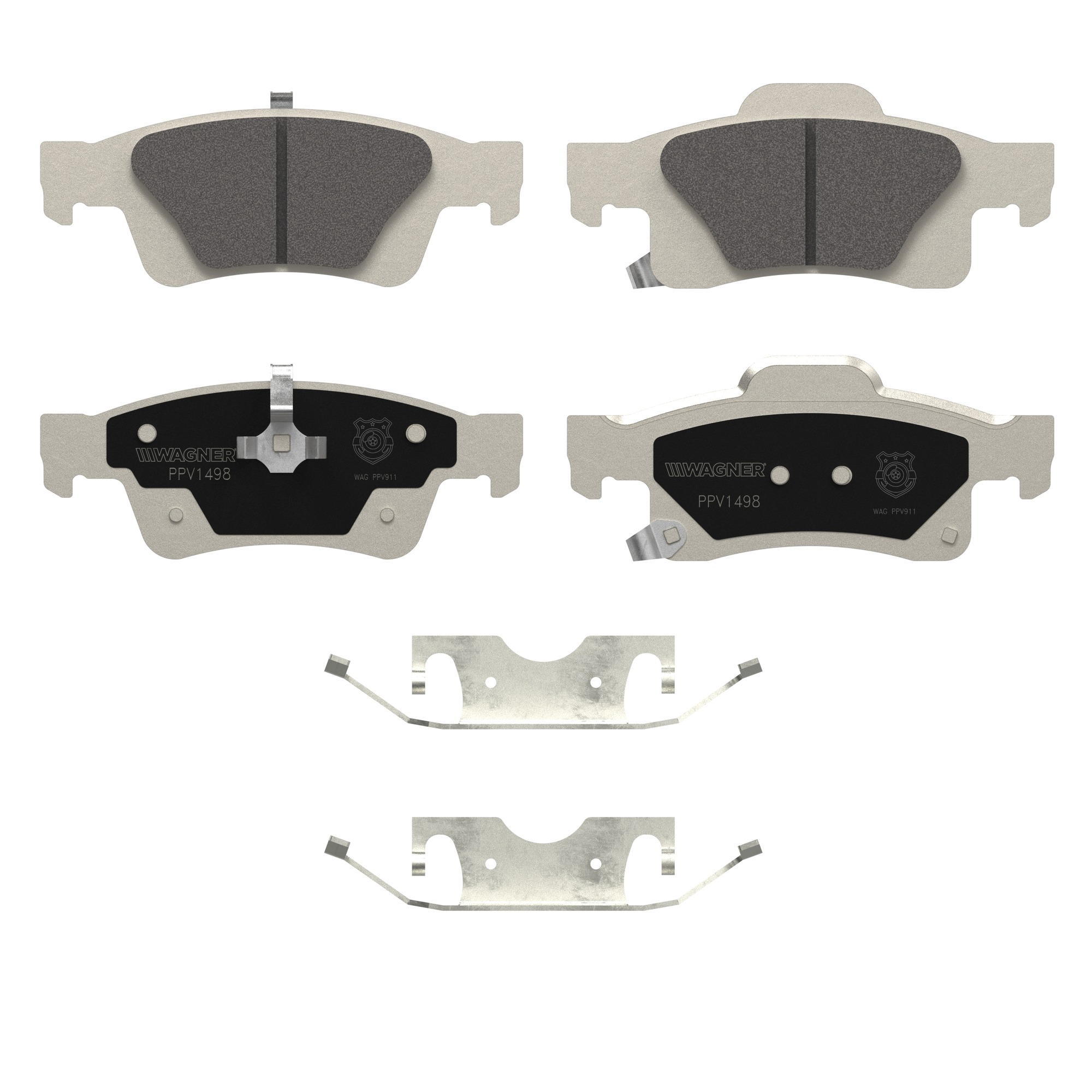 Disc Brake Pad Set Wagner Brake PPV1498