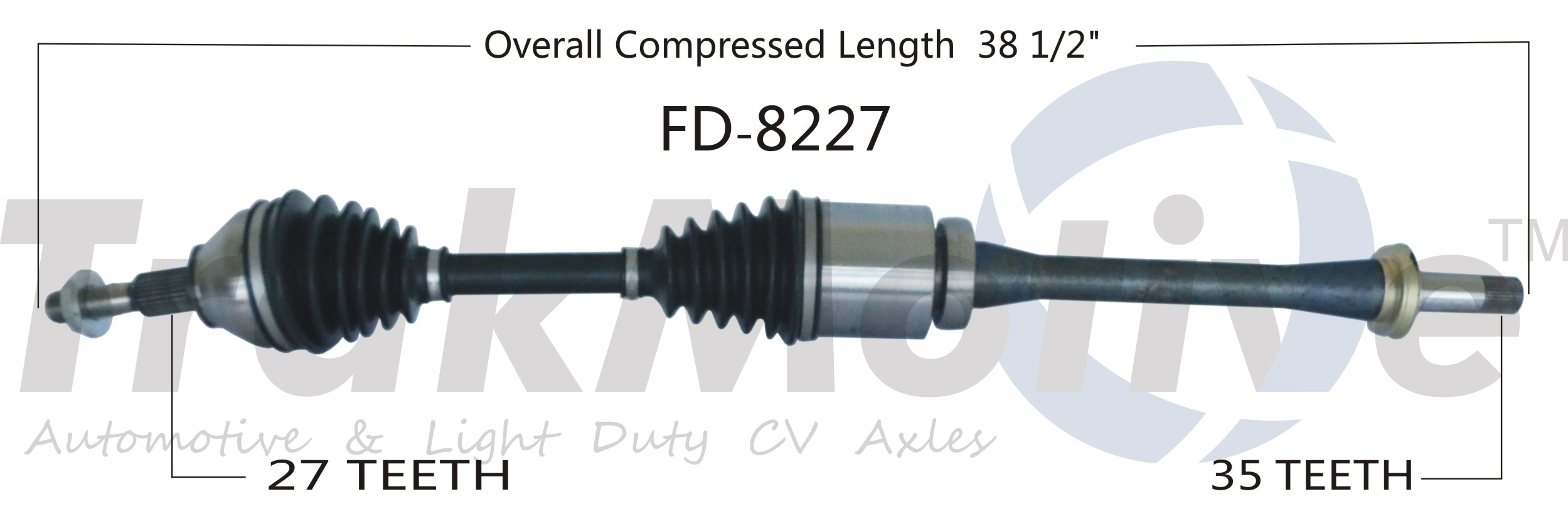 CV Axle Shaft TrakMotive FD-8227