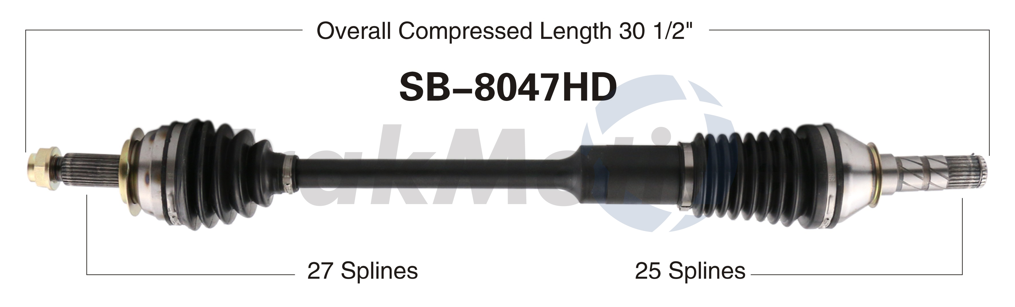 CV Axle Shaft TrakMotive SB-8047HD
