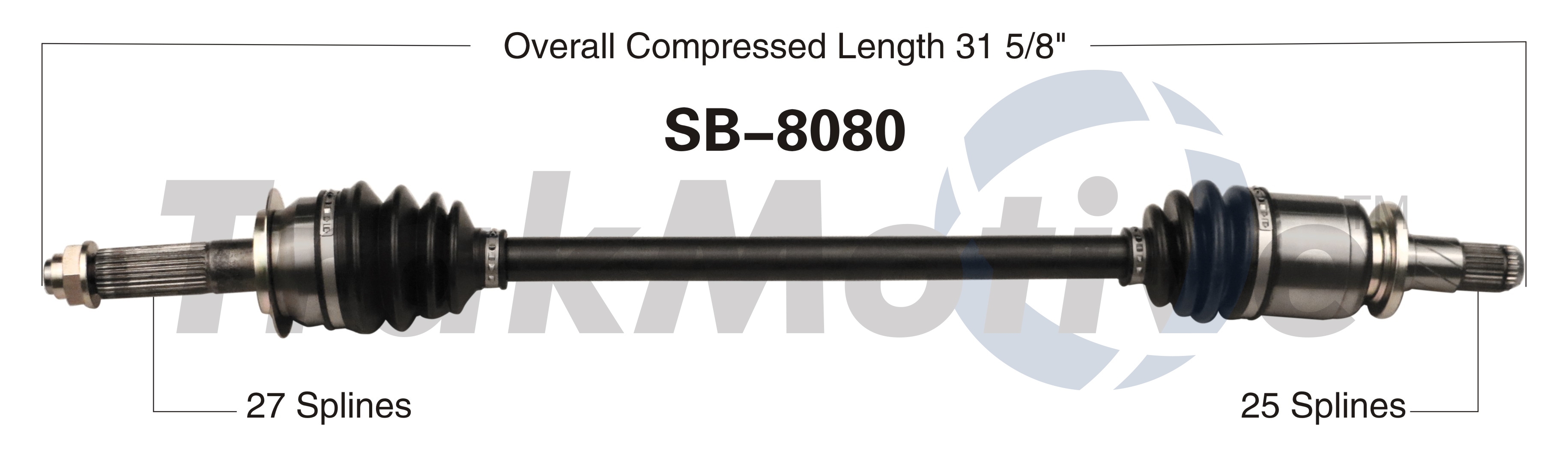CV Axle Shaft TrakMotive SB-8080