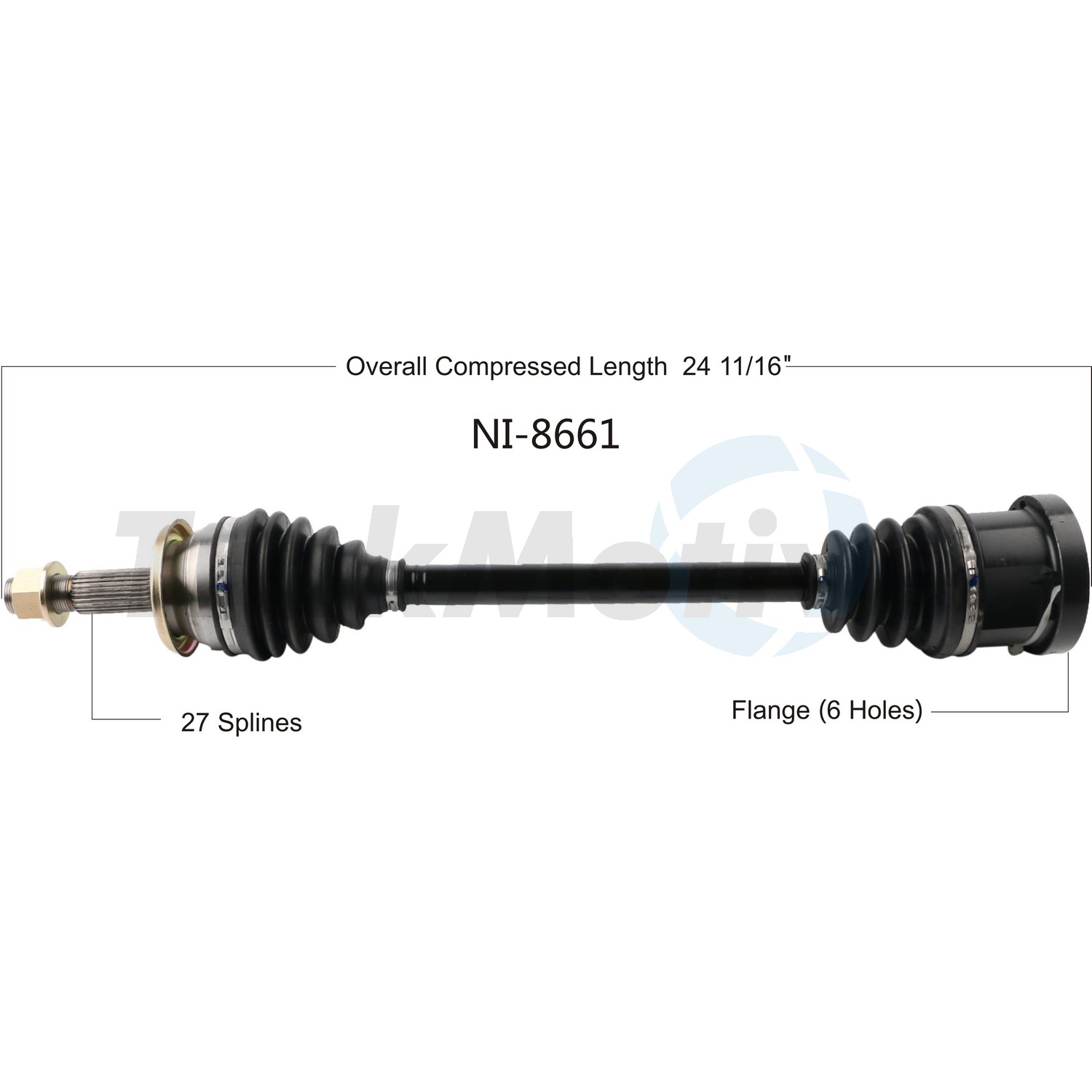 CV Axle Shaft TrakMotive NI-8661
