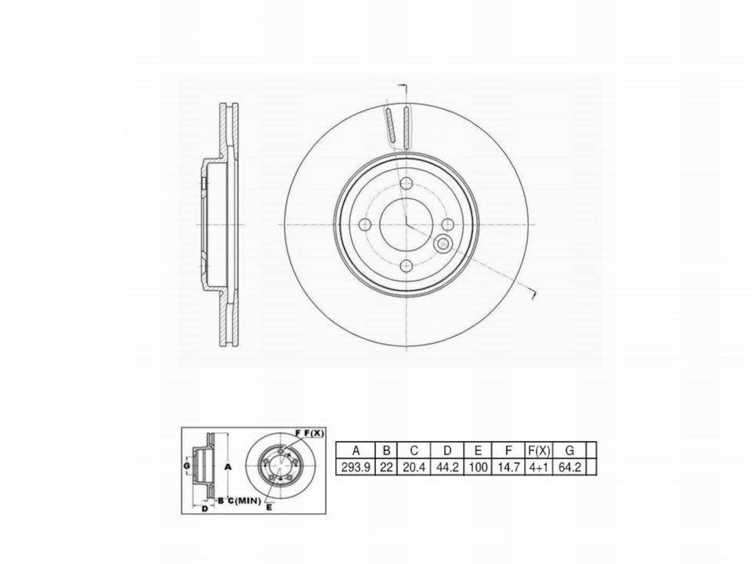Disc Brake Rotor Perfect Stop PS34378HC
