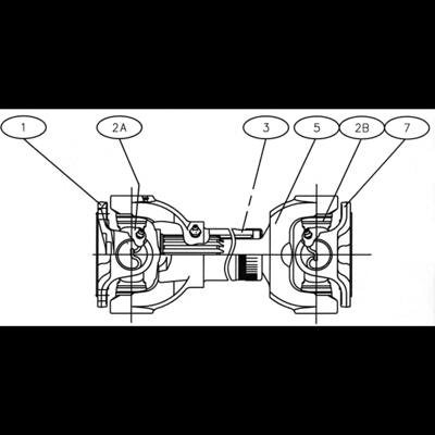 Drive Shaft Spicer 908167-1