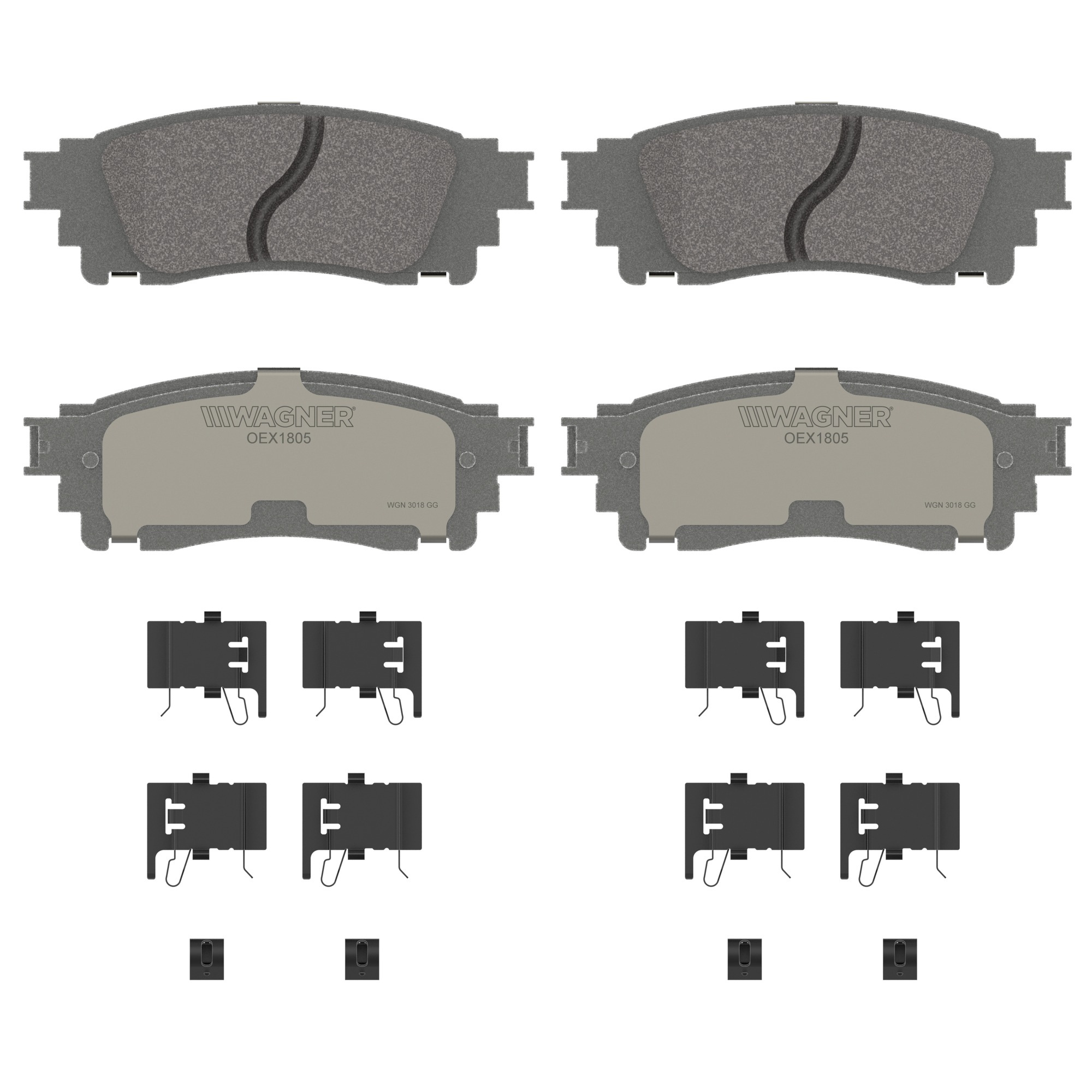 Disc Brake Pad Set Wagner Brake OEX1805