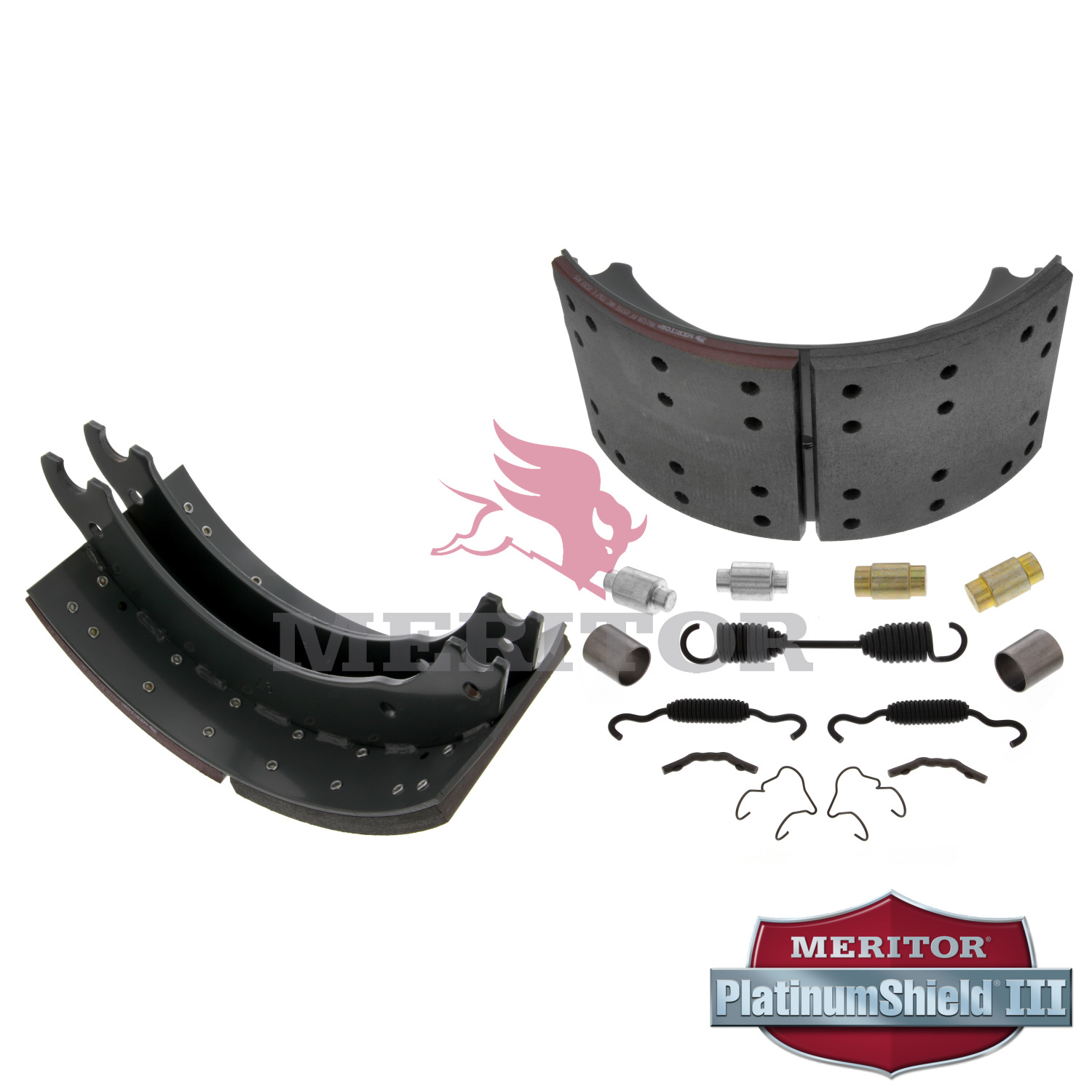 Drum Brake Shoe Kit Meritor XK2124515F3
