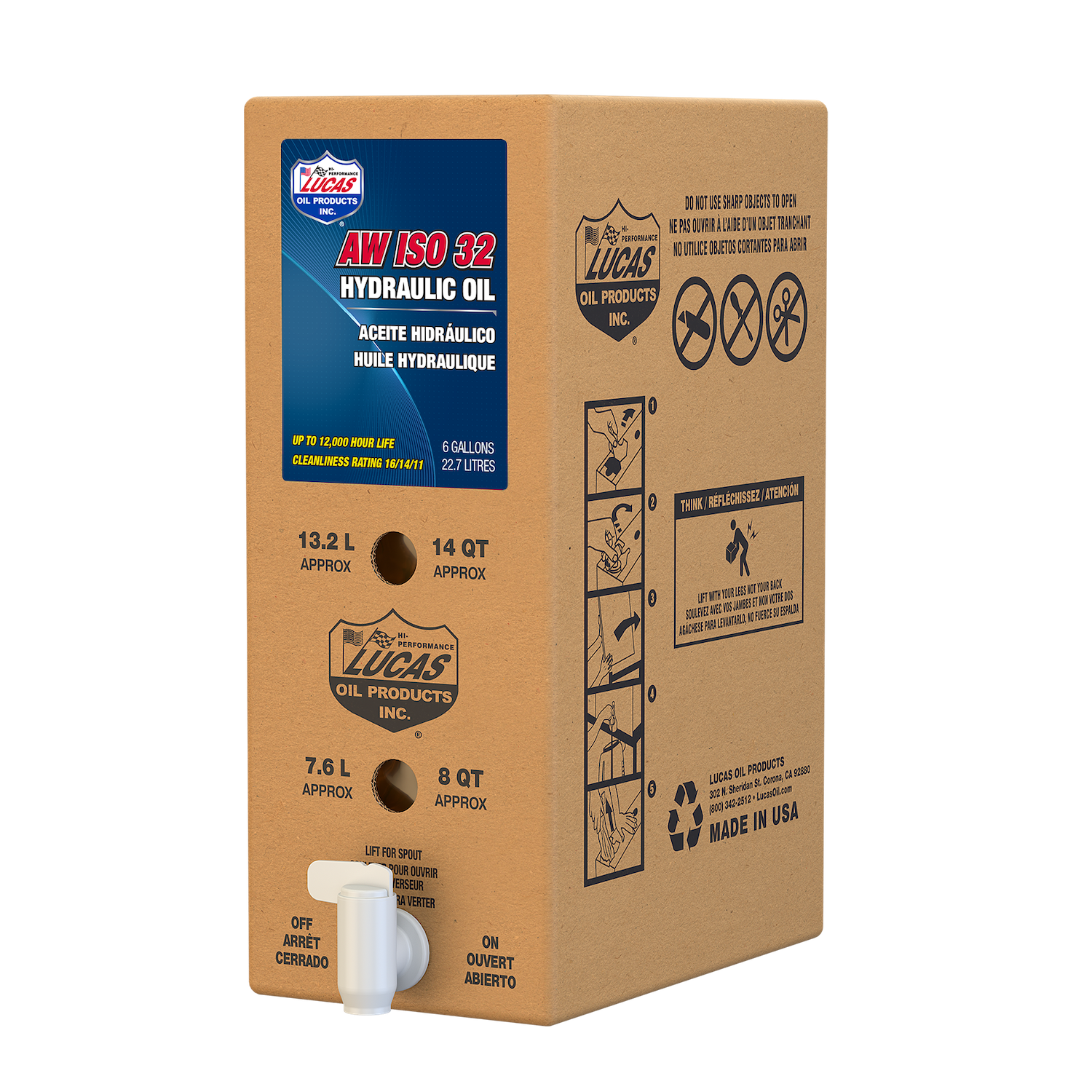 Hydraulic System Fluid Lucas Oil Products 18057