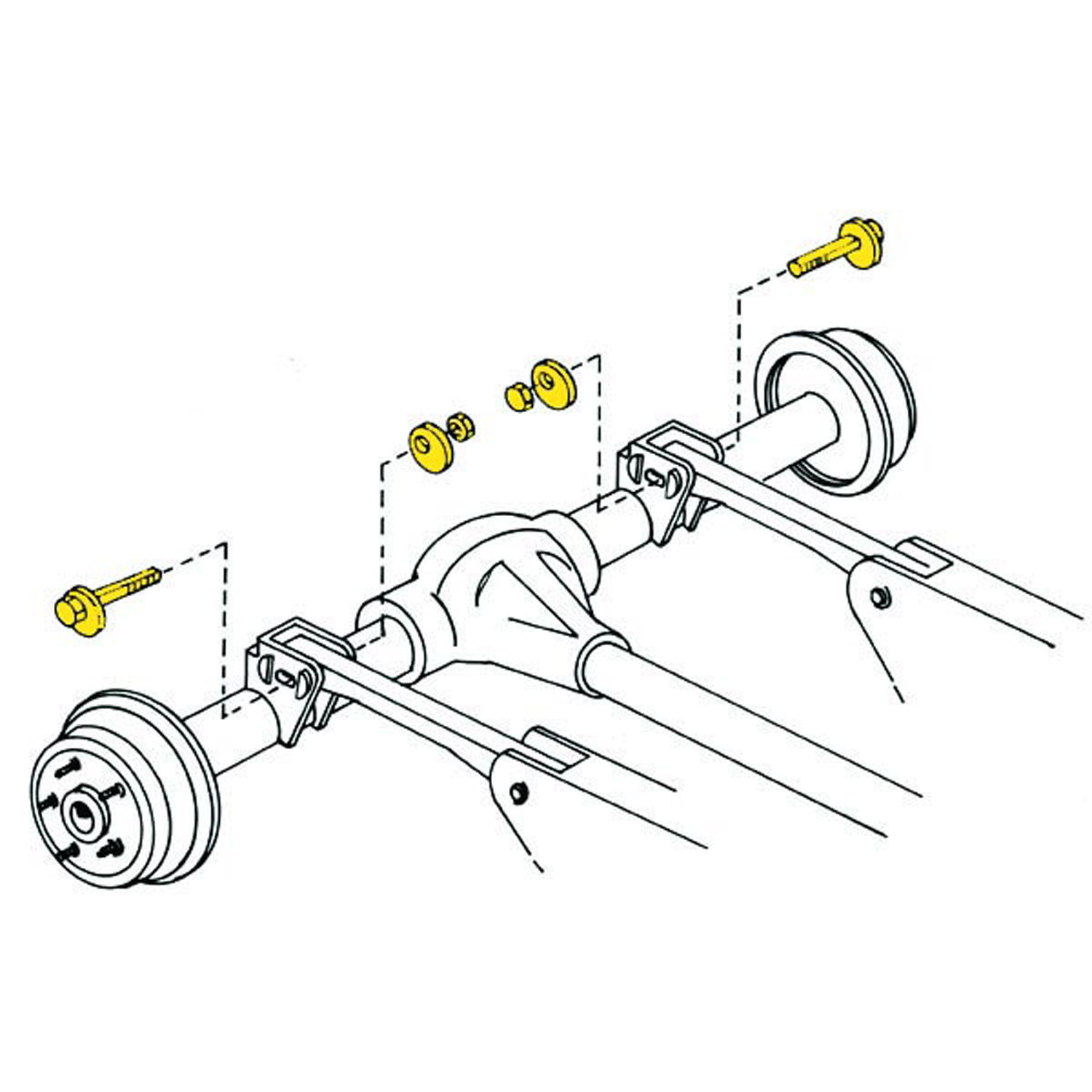 Steering Pinion Angle Adjusting Bolt MOOG Chassis Products K100109
