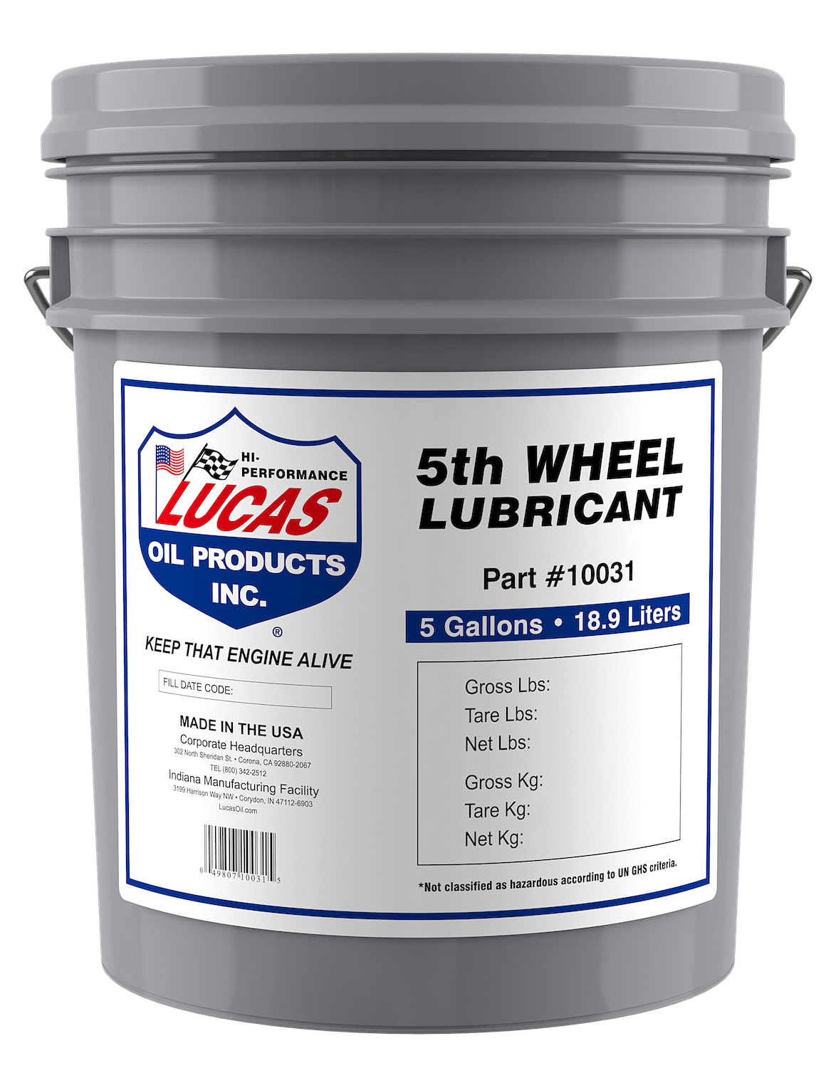 Fifth Wheel Lubricant Lucas Oil Products 10031