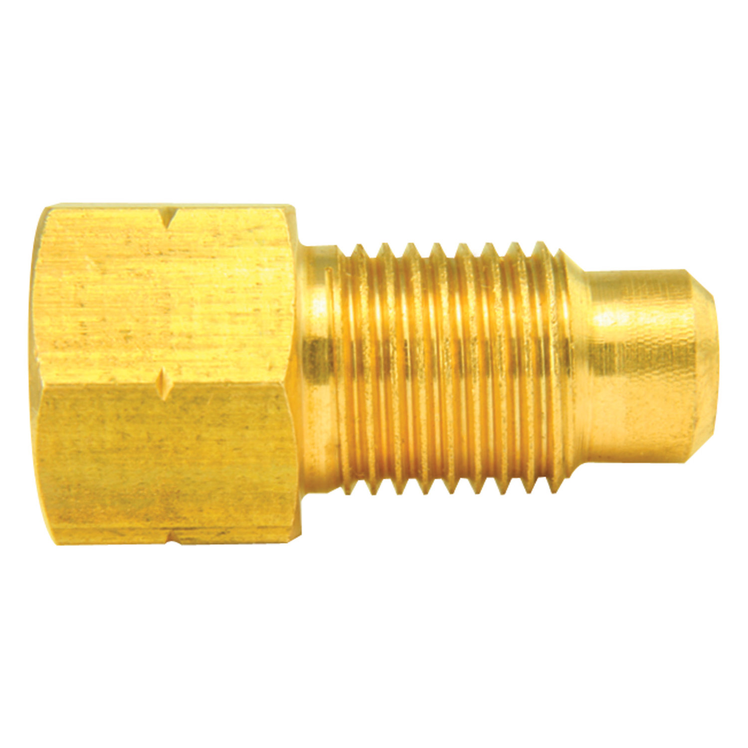 AGS | Brass adapter, female(3/8-24 inverted), male(m10x1.0 bubble 