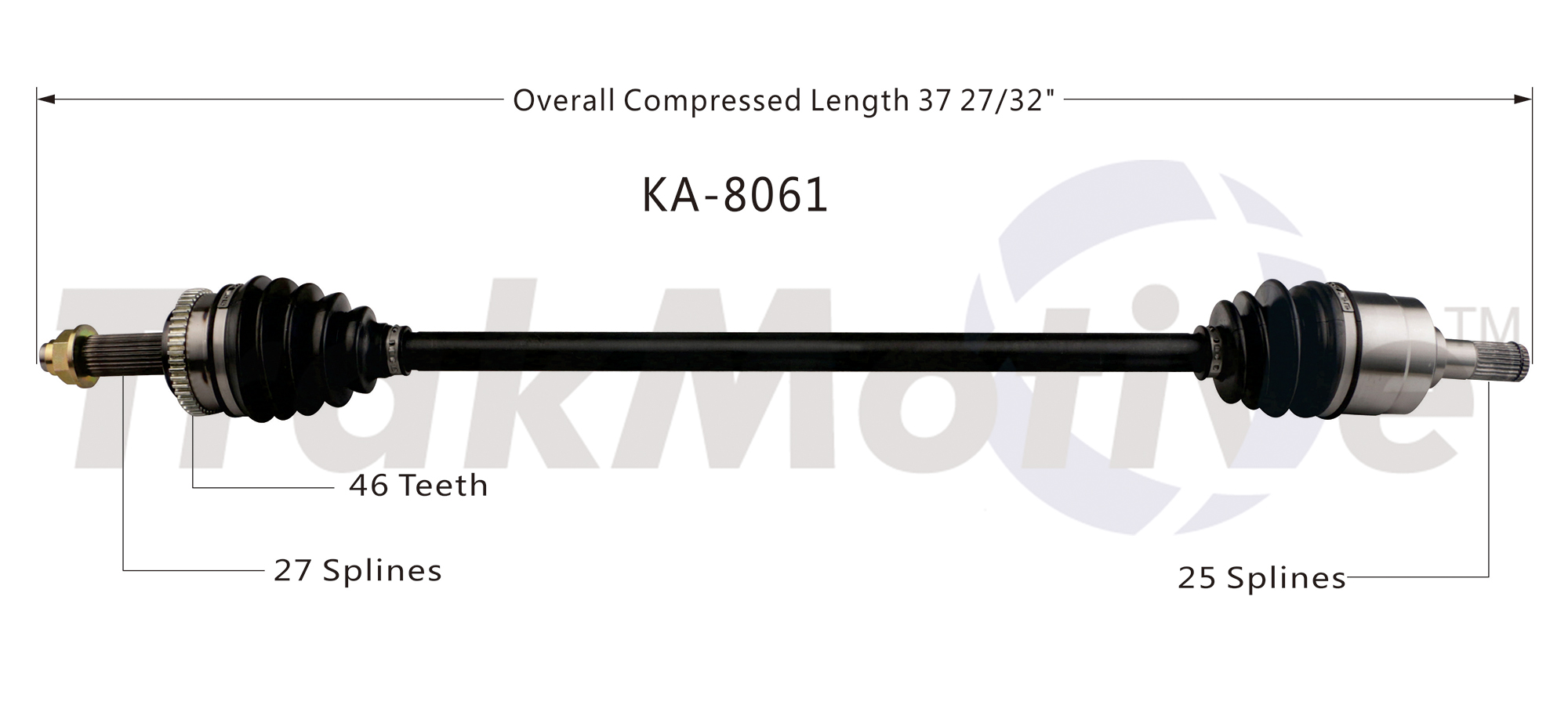 CV Axle Shaft TrakMotive KA-8061