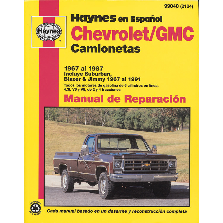 Technical Specification Book Haynes 99040