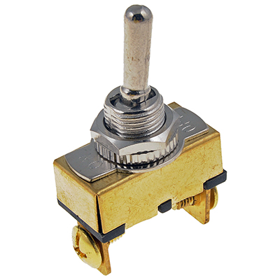 Dorman 20 Amp Brass Toggle Switch