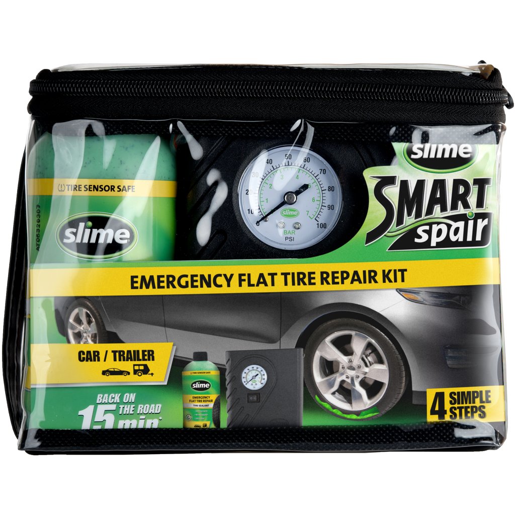 Tire Sealant and Air Compressor Kit Slime 50107