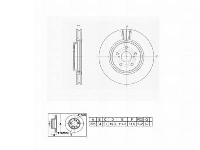 Disc Brake Rotor Perfect Stop 6622693