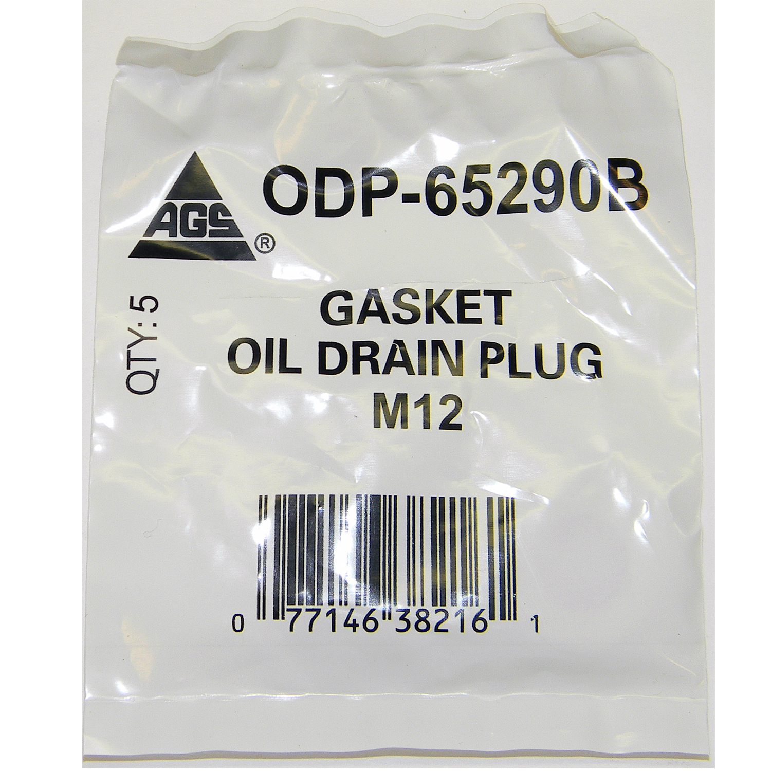 Engine Oil Drain Plug Gasket AGS ODP-65290B