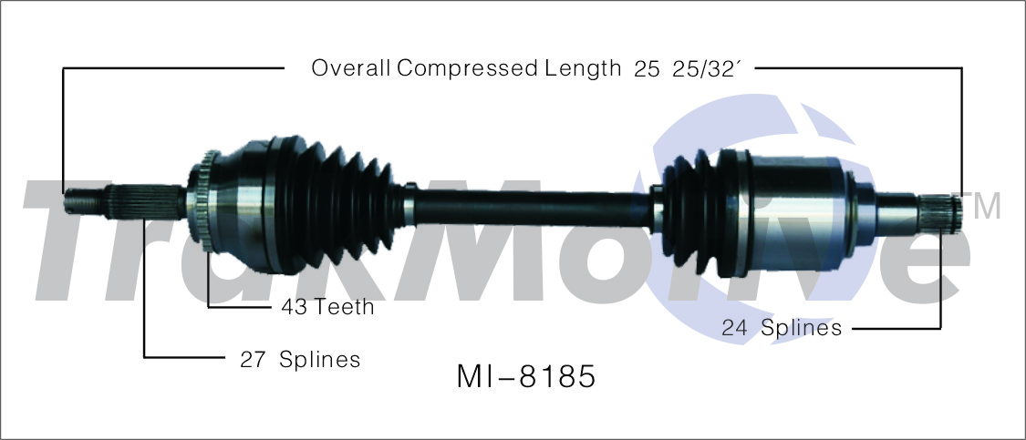 CV Axle Shaft TrakMotive MI-8185