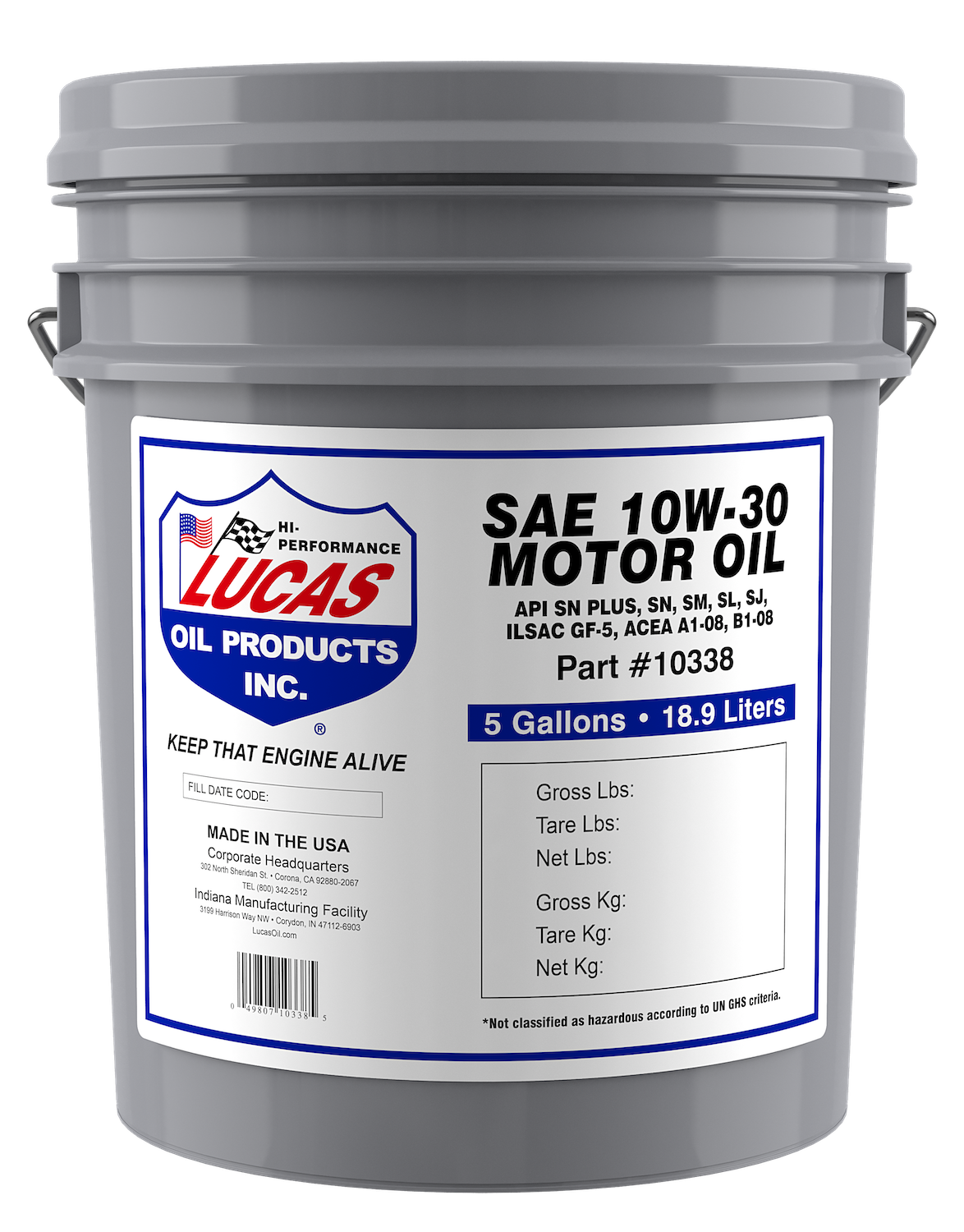 Engine Oil Lucas Oil Products 10338
