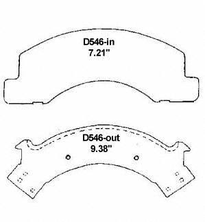 Disc Brake Pad Set Wagner Brake SX546
