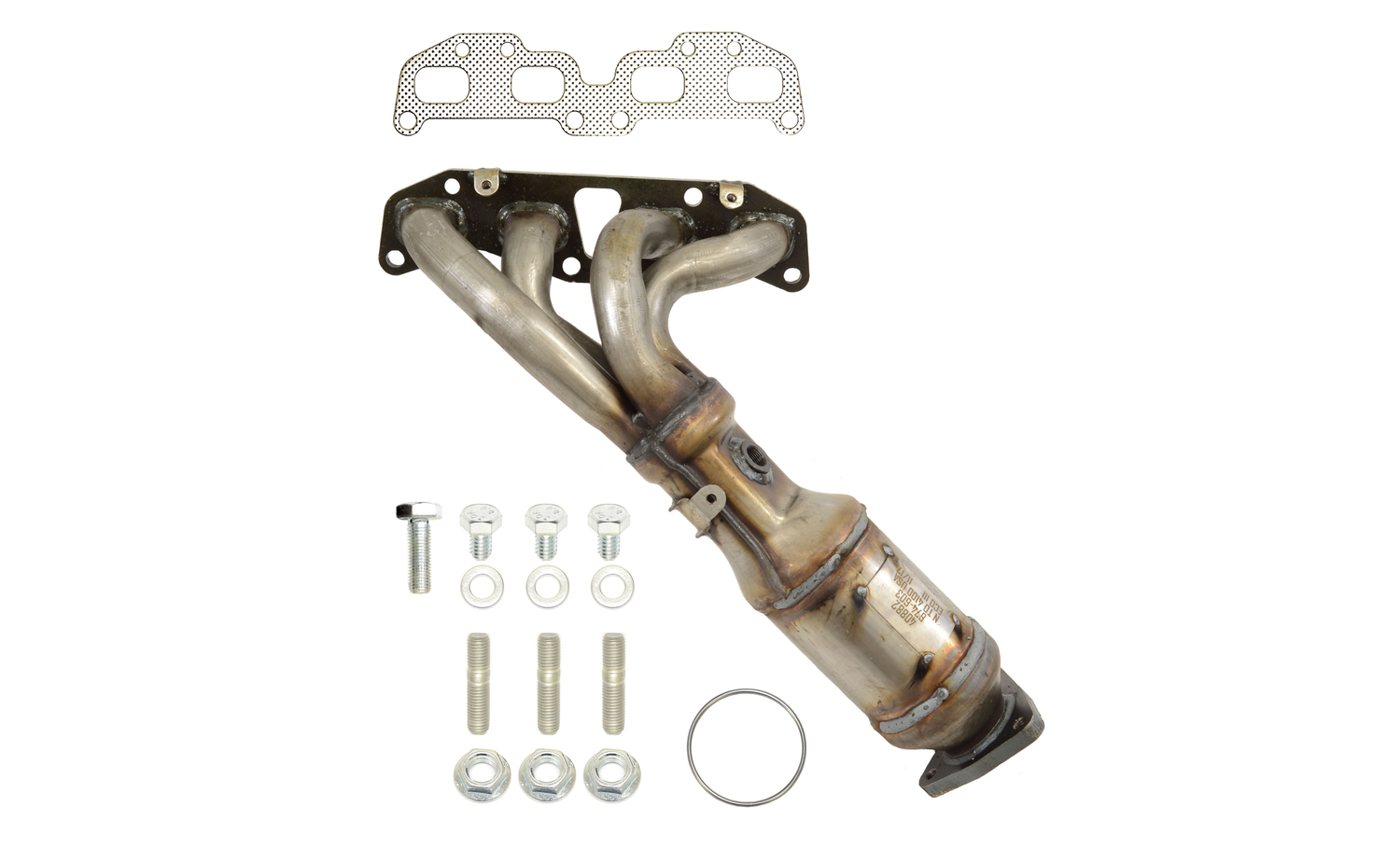 Catalytic Converter with Integrated Exhaust Manifold AP Exhaust 641407