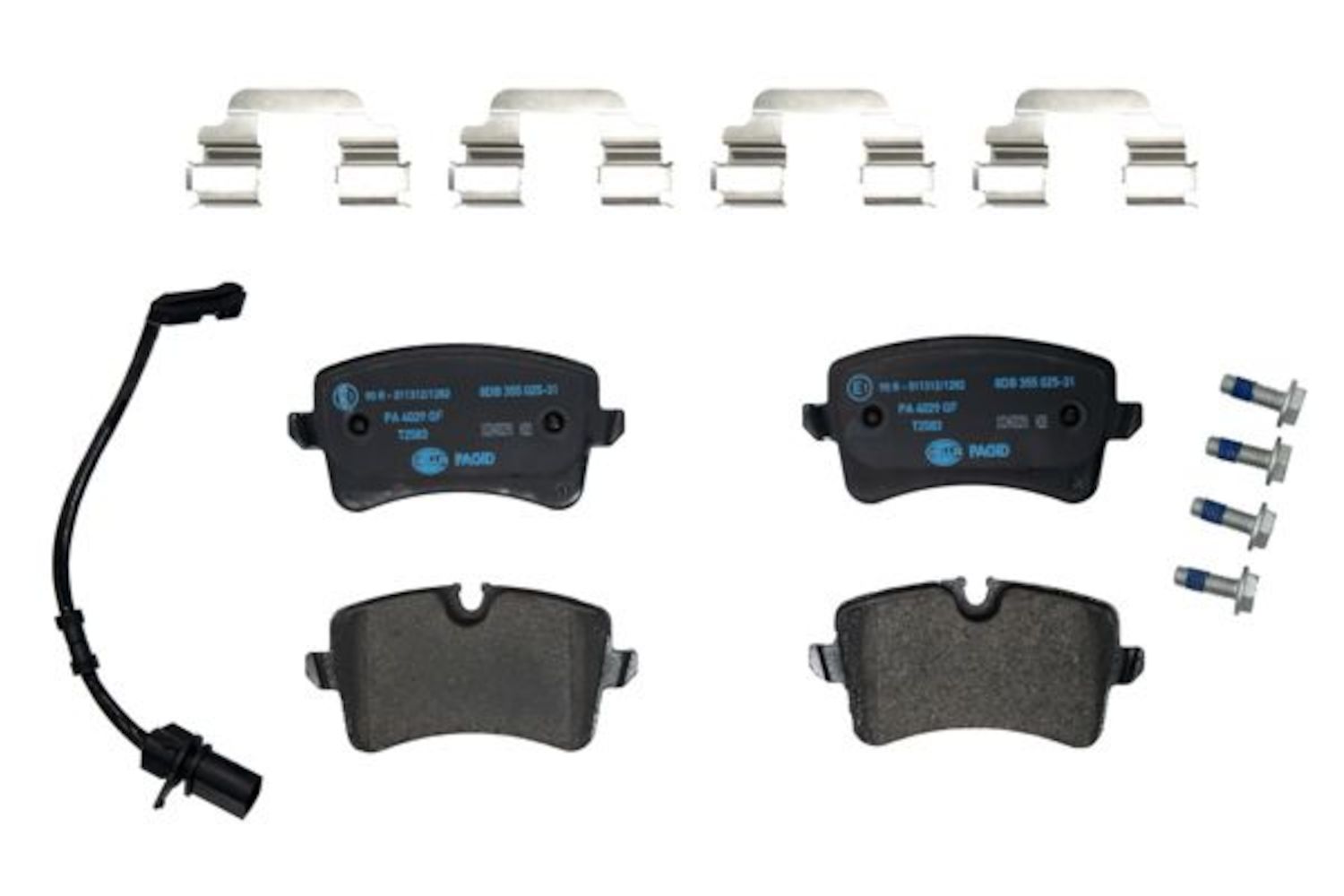 Disc Brake Pad Set HELLA Brakes 355025311