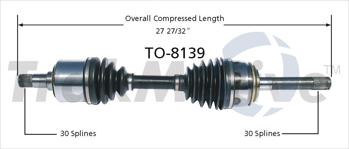 CV Axle Shaft TrakMotive TO-8139