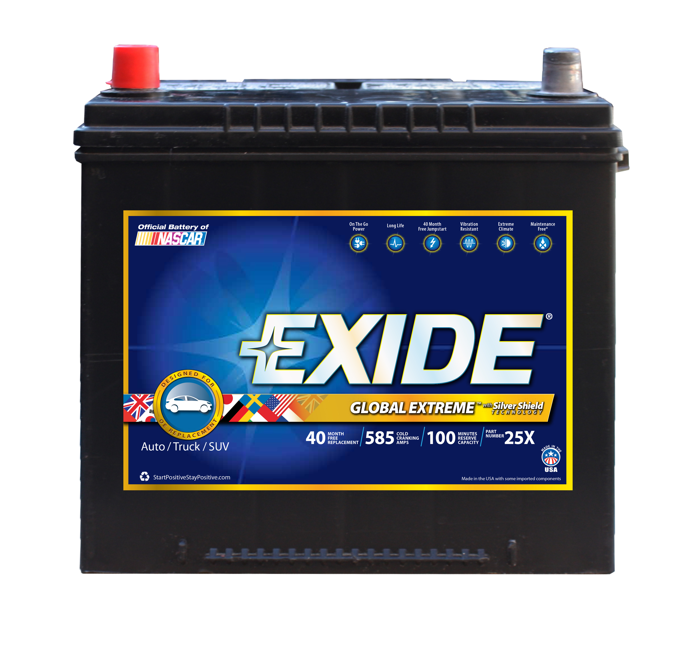 Vehicle Battery Exide 25X