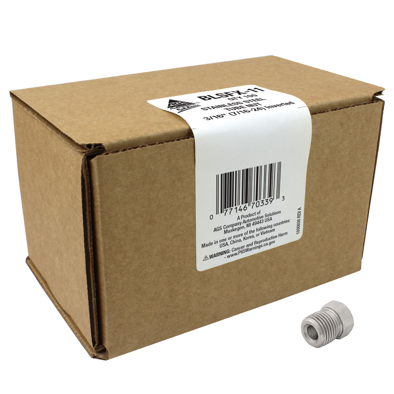 Tube Fitting AGS BLSFX-11