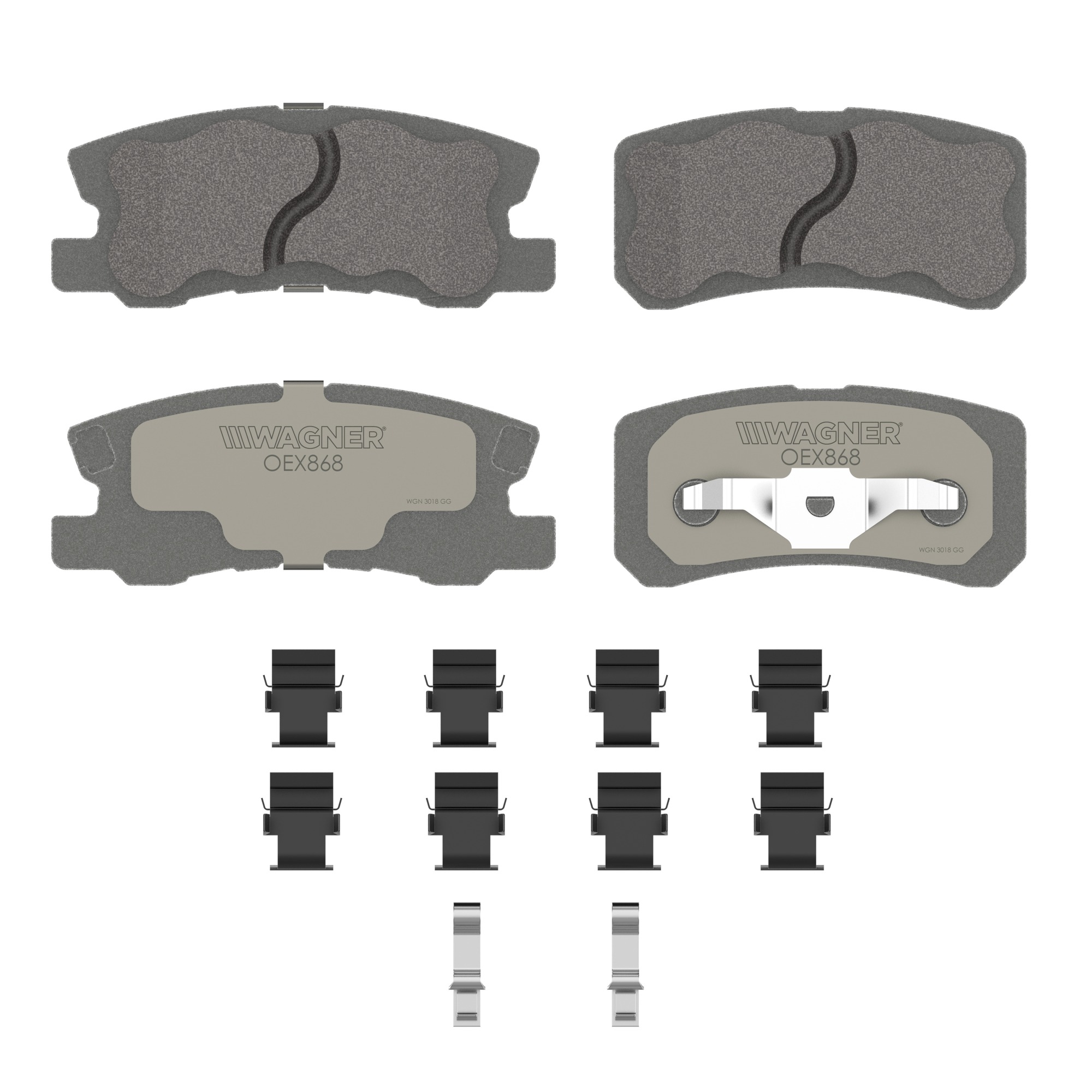 Disc Brake Pad Set Wagner Brake OEX868