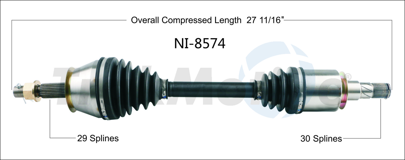 CV Axle Shaft TrakMotive NI-8574
