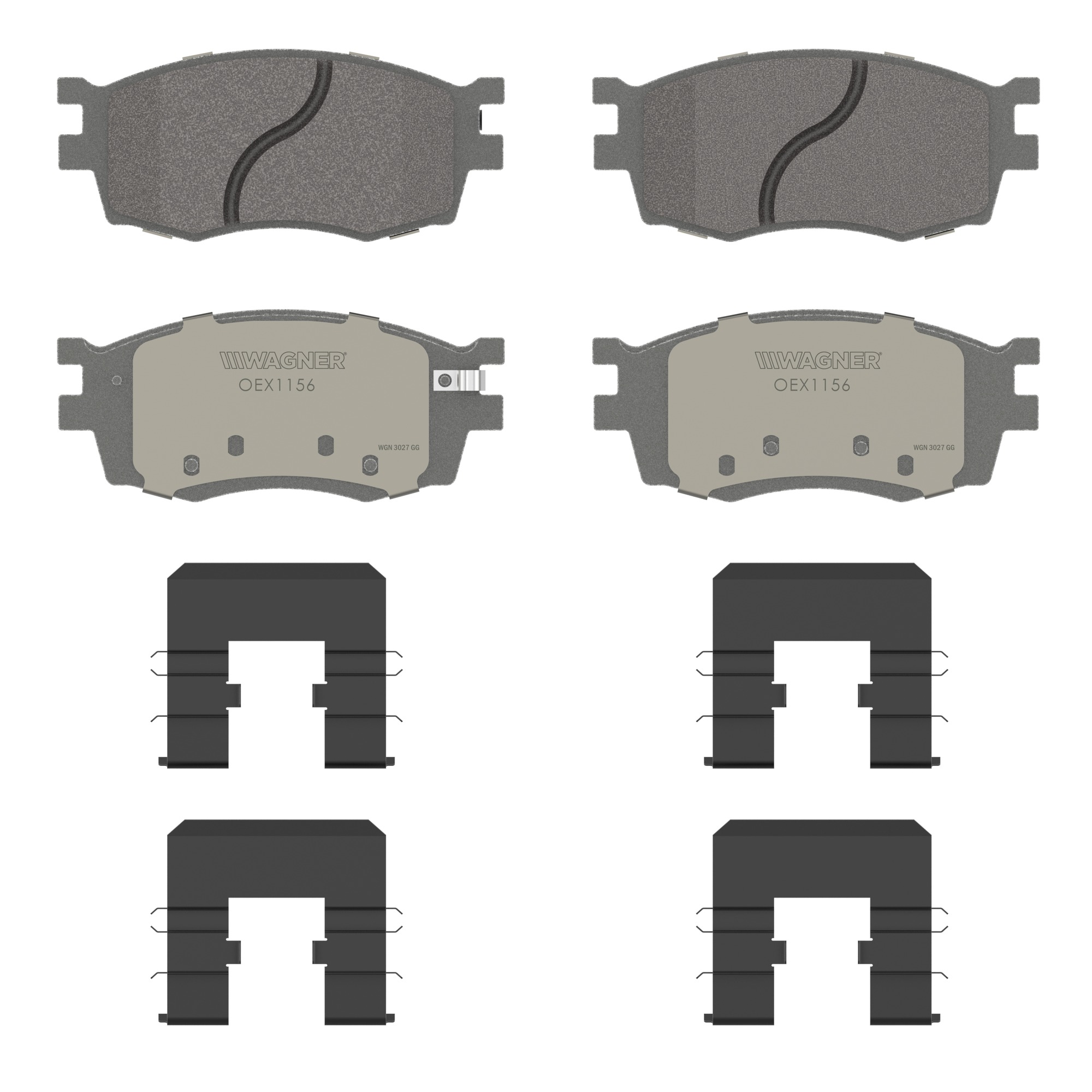 Disc Brake Pad Set Wagner Brake OEX1156