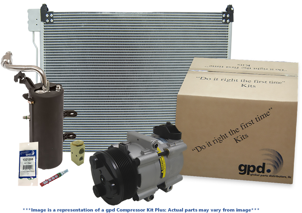 A/C Compressor and Condenser Kit Global Parts Distributors LLC 9633467B