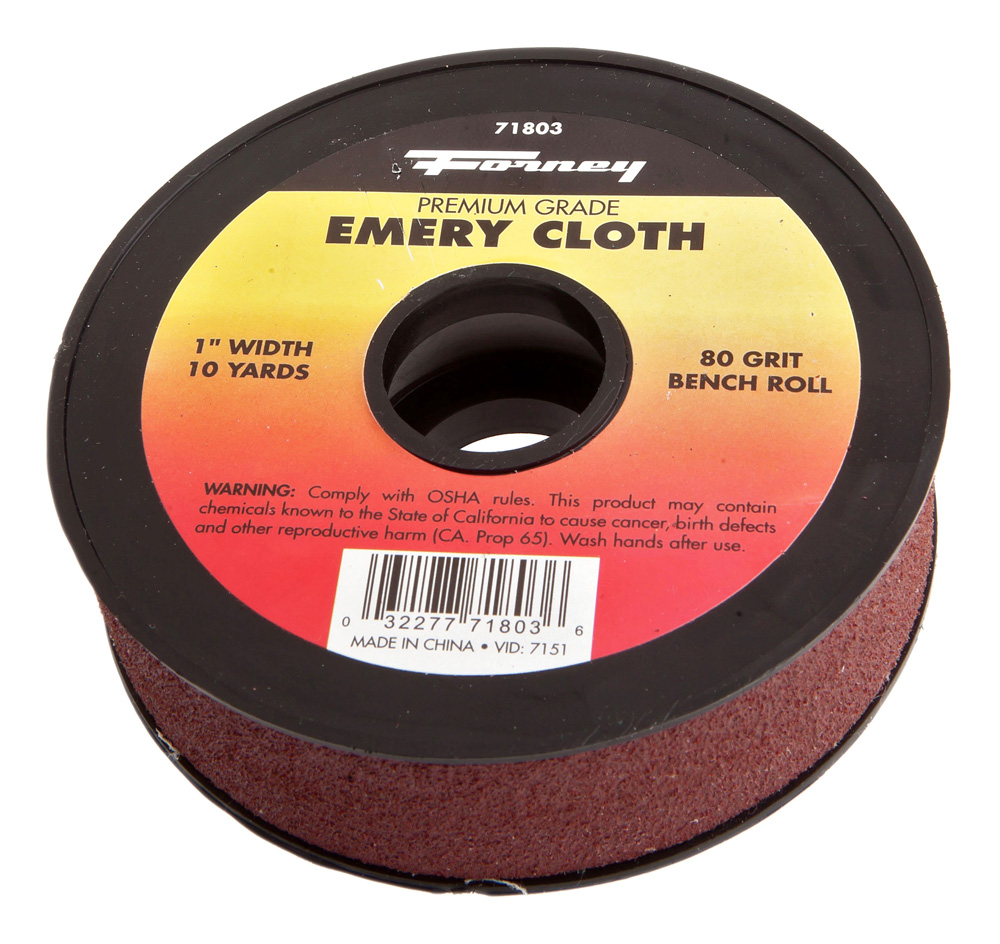 Forney | Emery Cloth Bench Roll, 80 Grit 71803 | Auto Value Parts