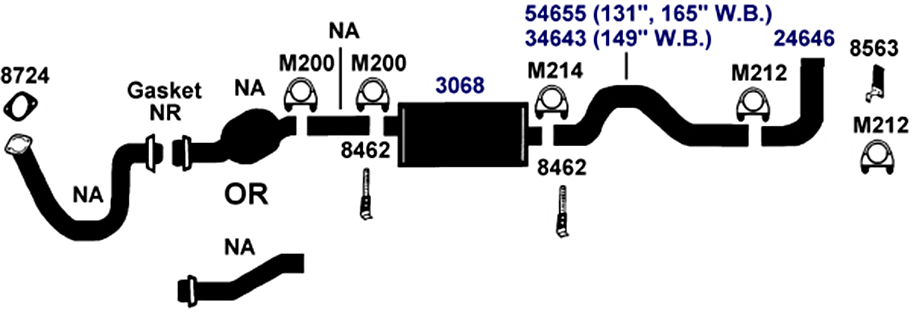Exhaust Tail Pipe AP Exhaust 24014