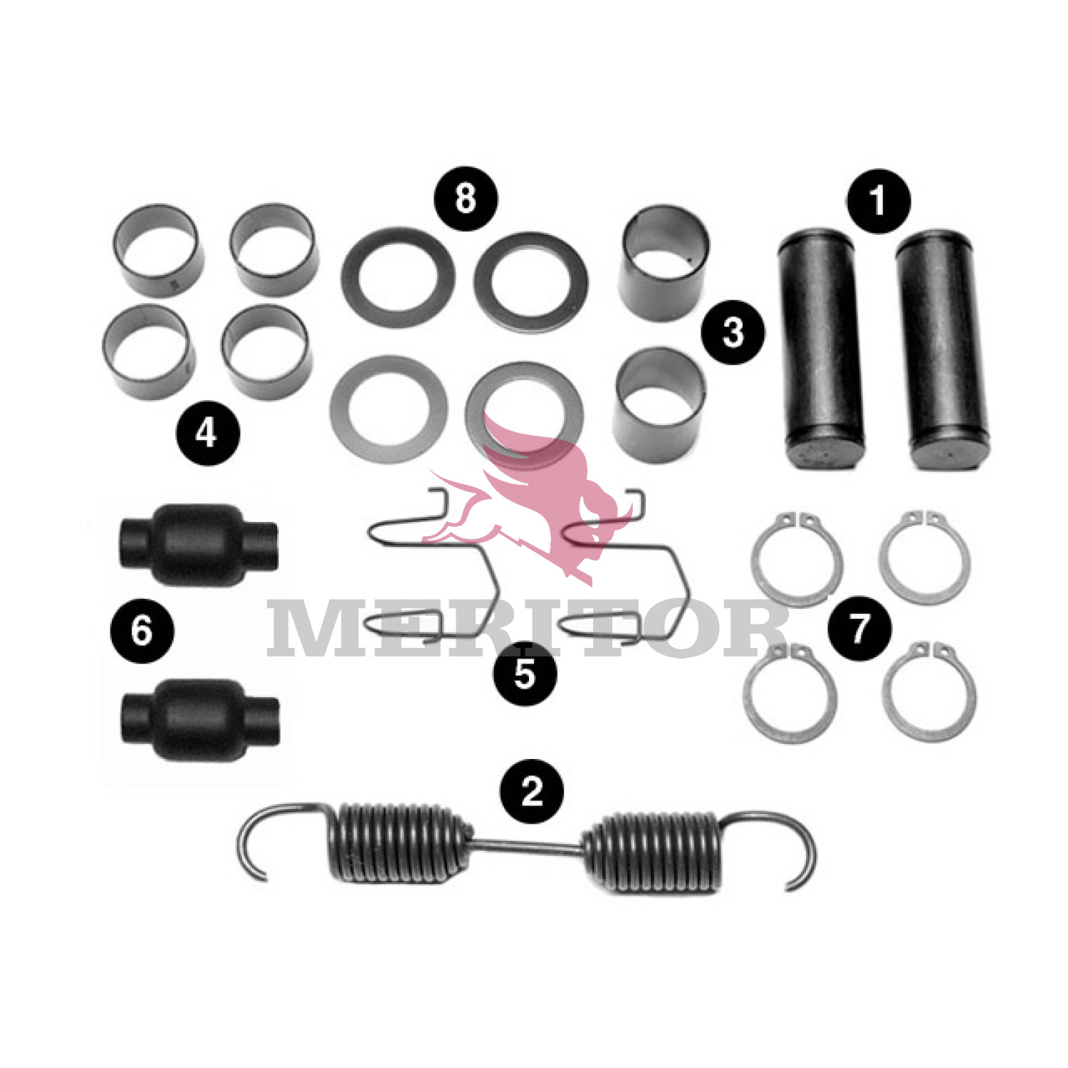 Disc Brake Kit Meritor R509004
