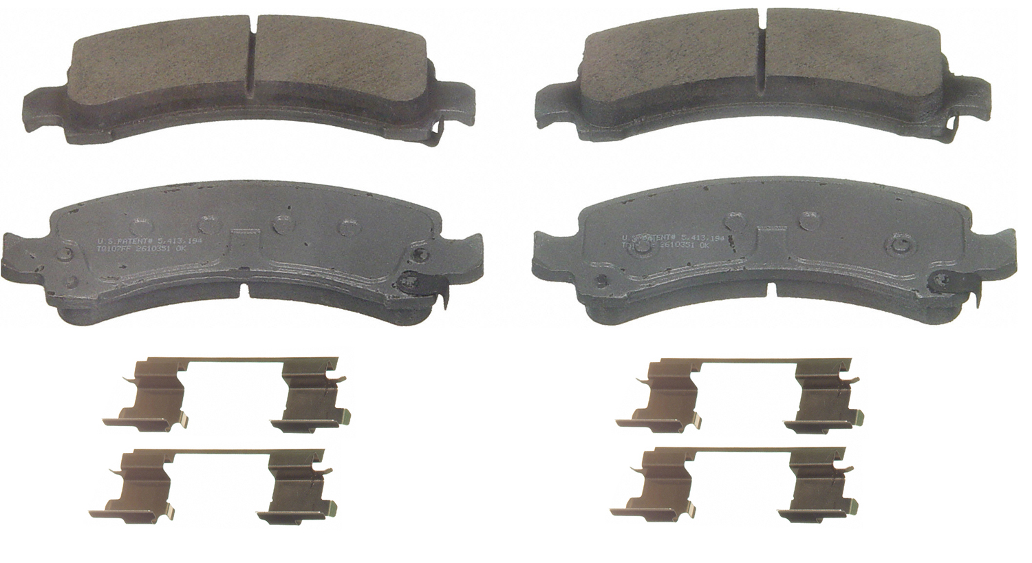 Disc Brake Pad Set Wagner Brake QC974