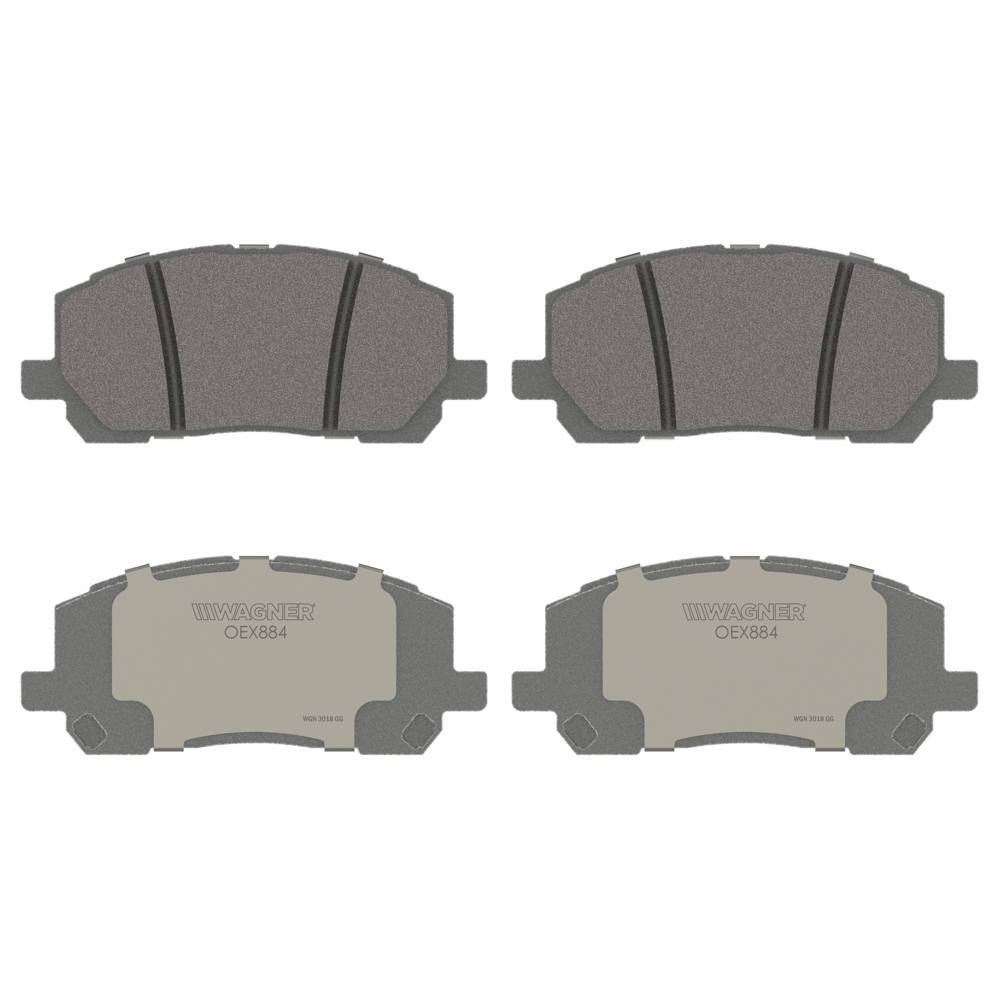 Disc Brake Pad Set Wagner Brake OEX884
