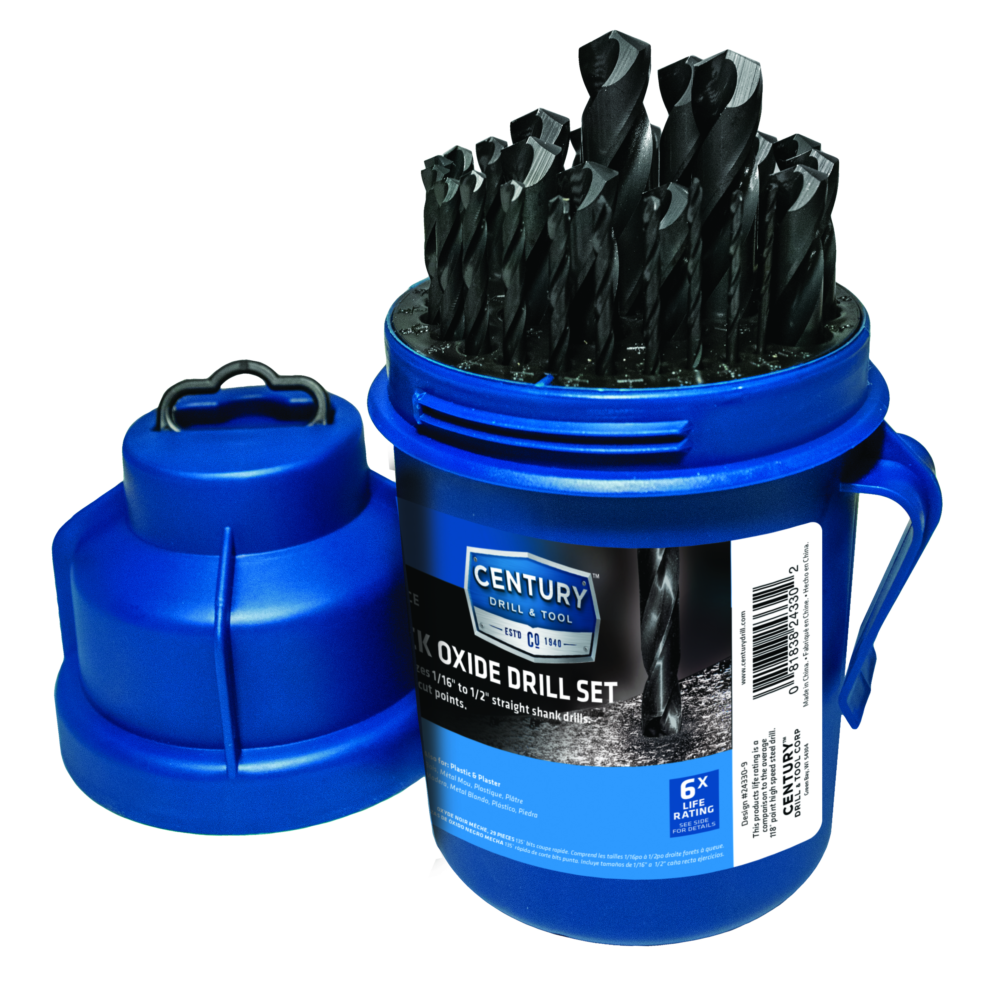 Drill Bit Set Century Drill & Tool 24330