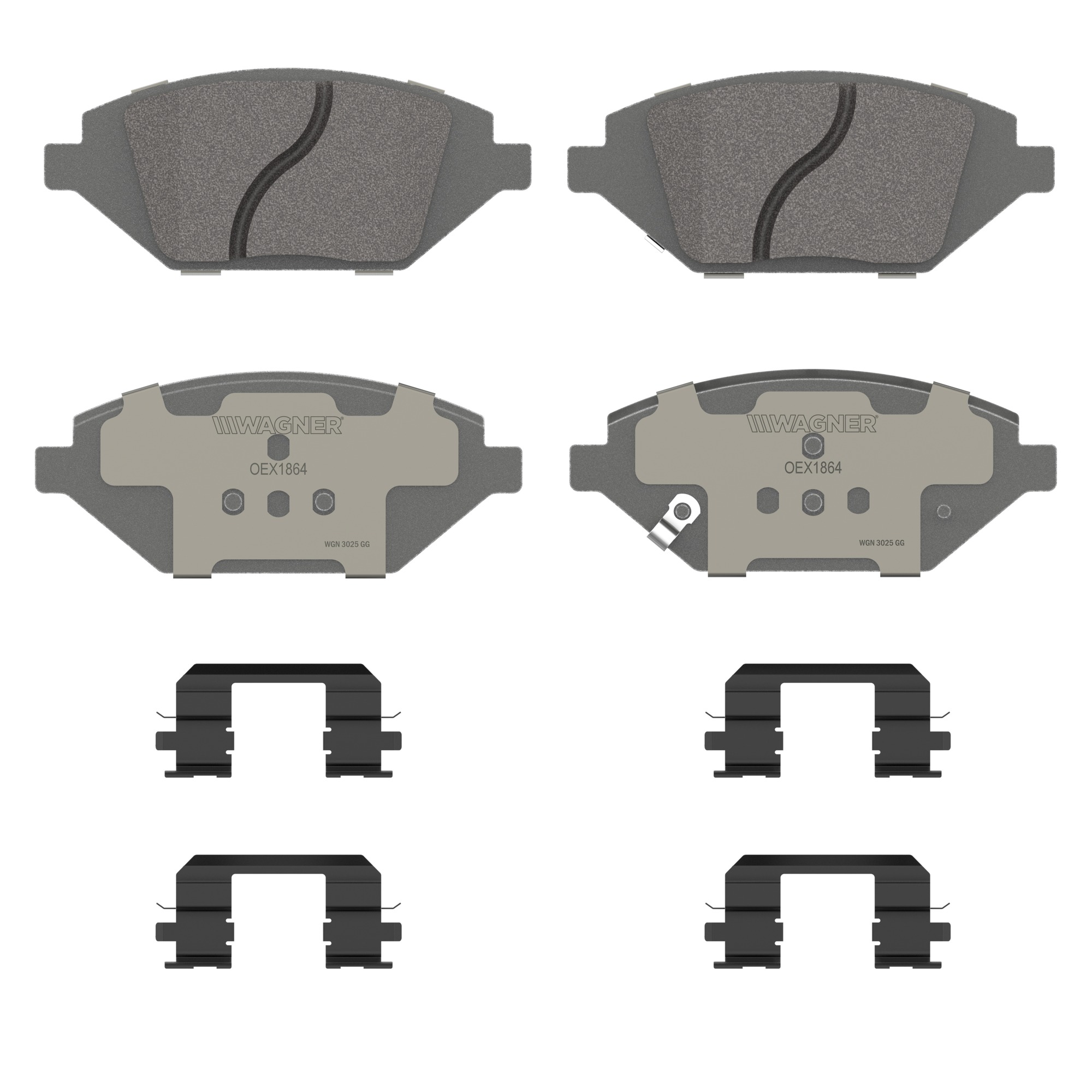 Disc Brake Pad Set Wagner Brake OEX1864