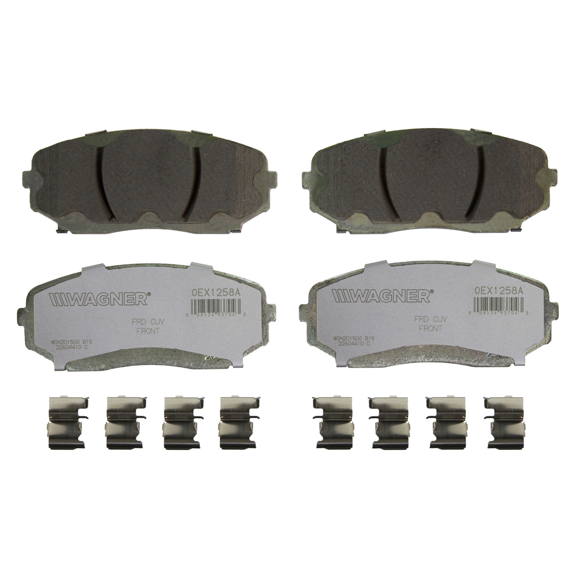 Disc Brake Pad Set Wagner Brake OEX1258A